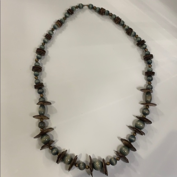 Beautiful one of a kind hand made wood necklace - Picture 1 of 5